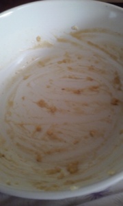 empty oatmeal bowl